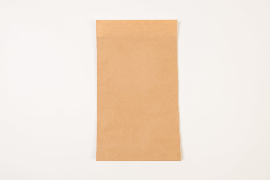 ECO Paper Mailing Bag with SGL Peel, 380 x 80 x 480mm + 30mm lip, 95gsm